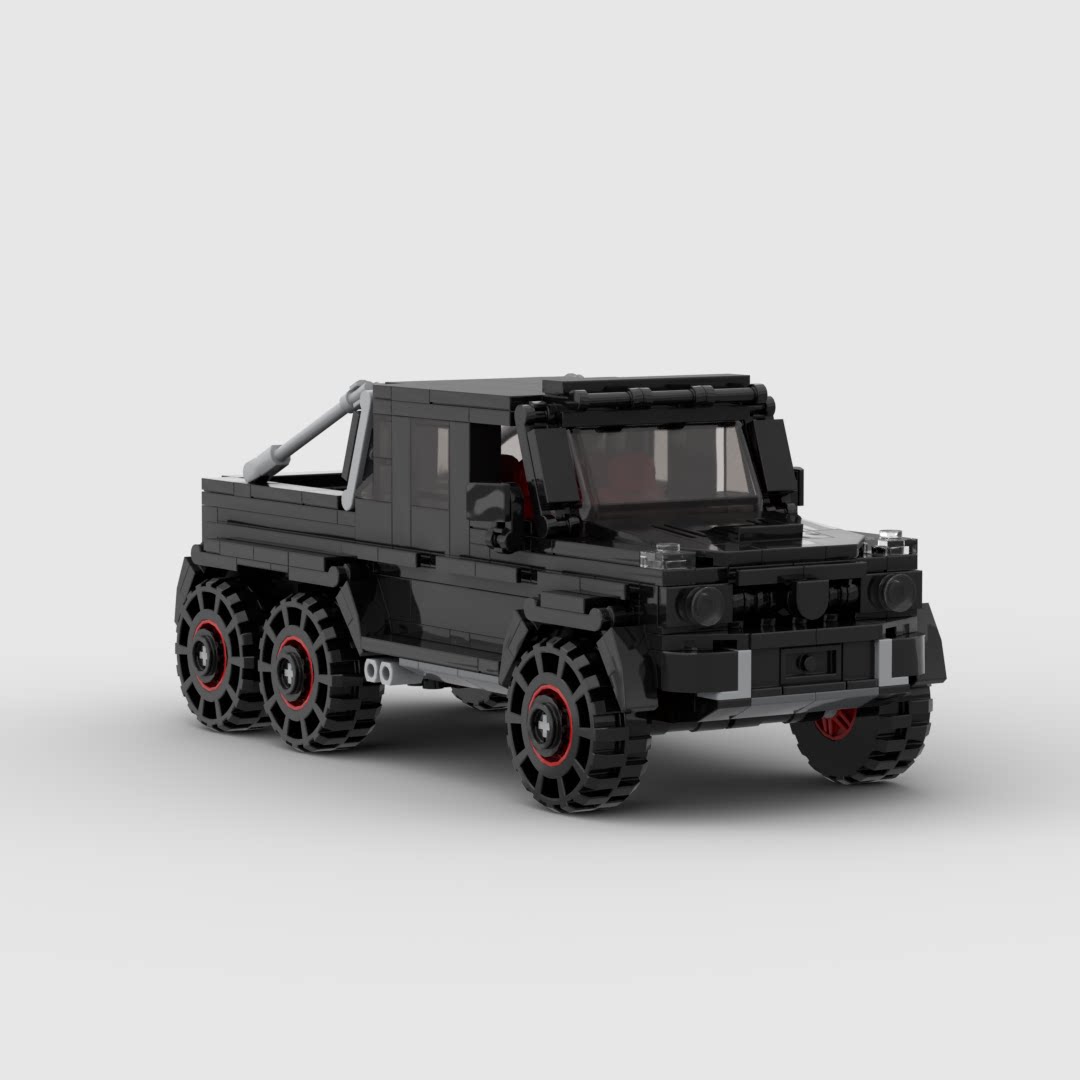 Trilumity MOC Building Block Set: 1:24 Mercedes-Benz Car (300+-Piece) | MOC Building Set