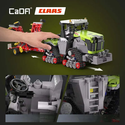 Cada MOC Building Block Set: Motorized Xerion 5000 Tractor TS, Model C65012PF