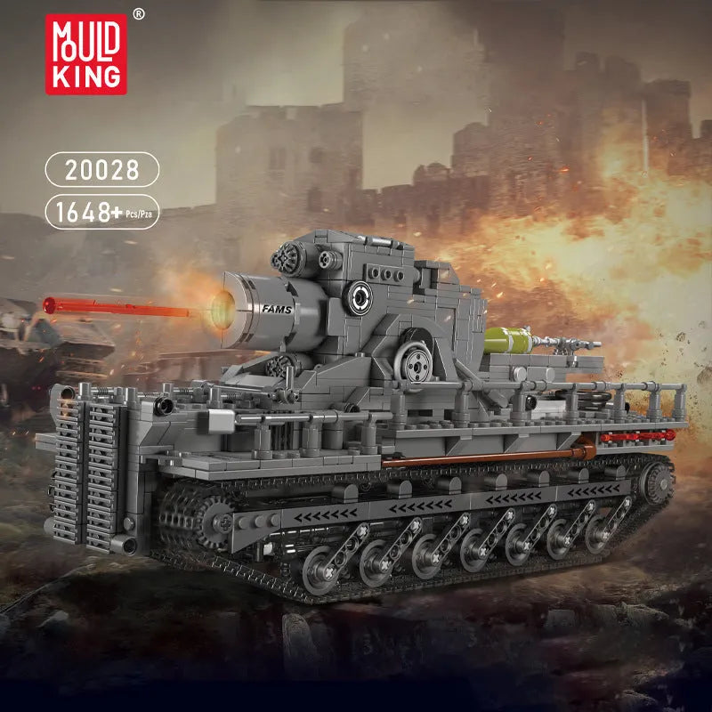 Mould King Building Block Set: Motorized Karl Mortar 20028, Model K20028