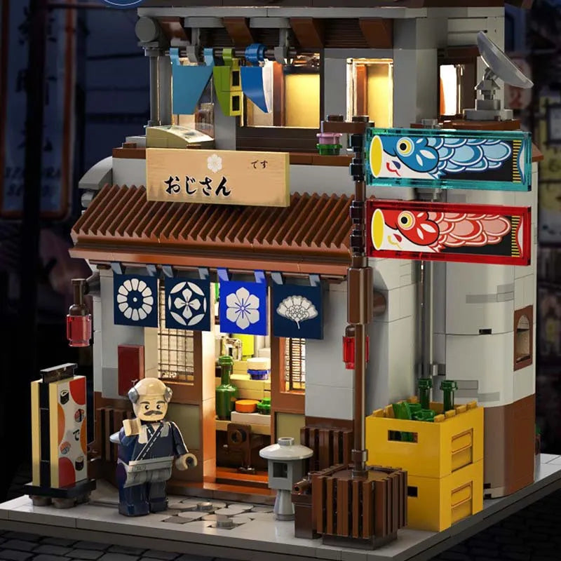 Cada MOC Building Block Set: Japanese Style Canteen, Model C66014