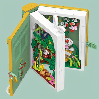 JieStar Building Block Set: Alice In Wonderland 3D Book, Model JJ9056