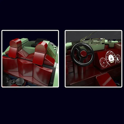 Mould King Building Block Set: Mini Toyota Supra Speed Champions, Model K27046