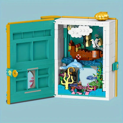 JieStar Building Block Set: The Little Mermaid 3D Book, Model JJ9055