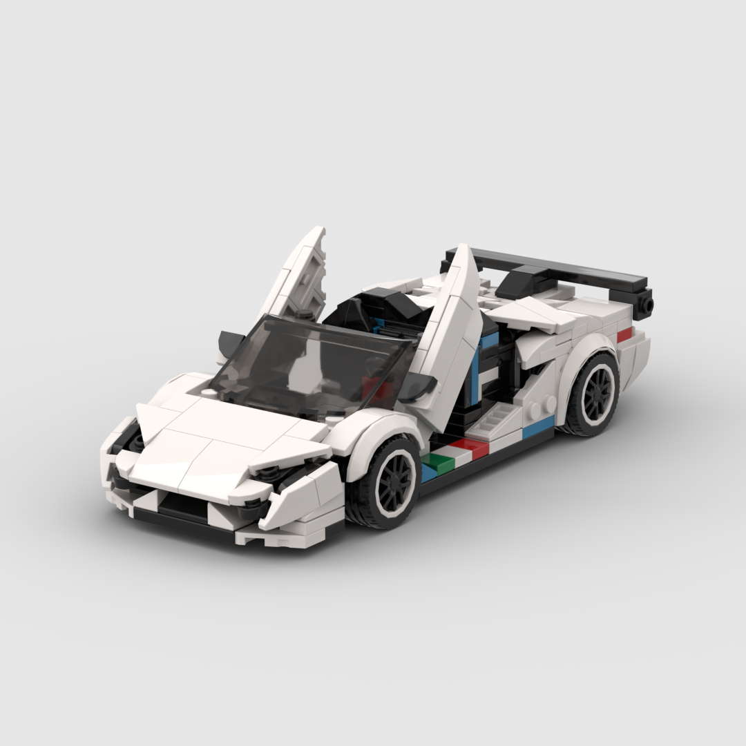 Trilumity MOC Building Block Set: 1:24 Supercar (300+-Piece) | MOC Building Set