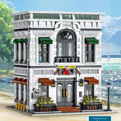 UG MOC Building Block Set: Seafood Restaurant, Model 10203