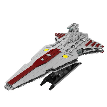 Mould King MOC Building Block Set: Star Wars MOC Republic Attack Cruiser, Model MK21074