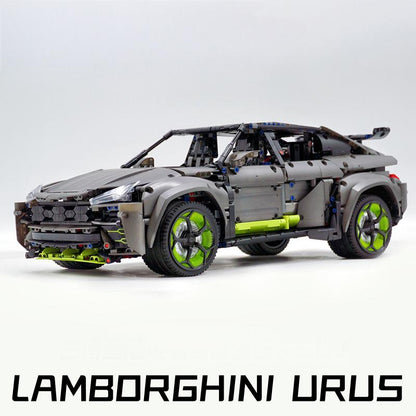 Trilumity Lamborghini URUS SUV, Collector's Edition Building Block Set, 1:8 Scale, Remote Control, 3,251-Piece