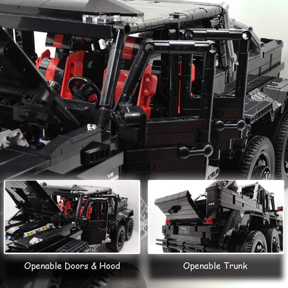 Trilumity Building Block Set: Mercedes G63 6X6 Off-Road, Building Pickup Model (3300 Pieces)