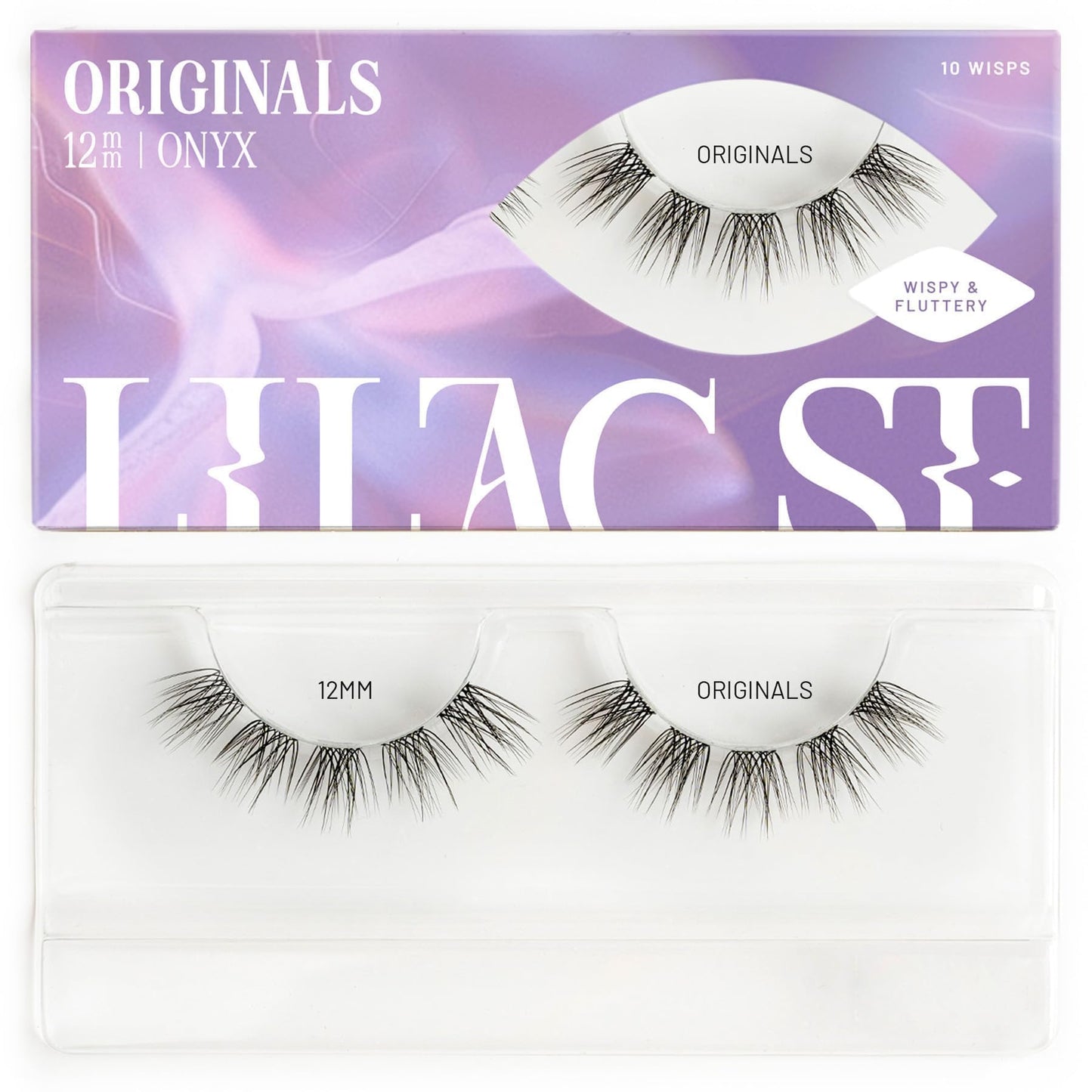 Trilumity Faux Cat Eye Faux Mink Fiber - Black False Lashes