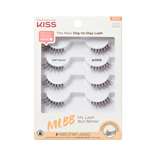 Trilumity My Lash But Better Strip Faux Mink Fiber - Black False Lashes