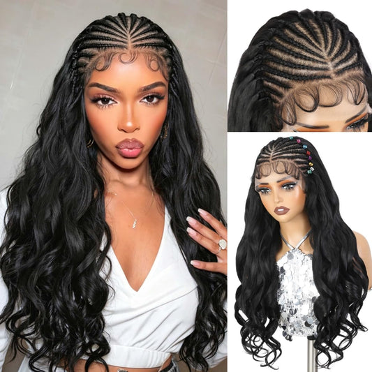 Trilumity 13X6 Light Yaki Curly 100% Human Hair - Natural Black Hair Replacement Wig
