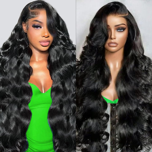 Trilumity 13X6 200 Density 12A Body Wave 100% Human Hair - Natural Color Hair Replacement Wig