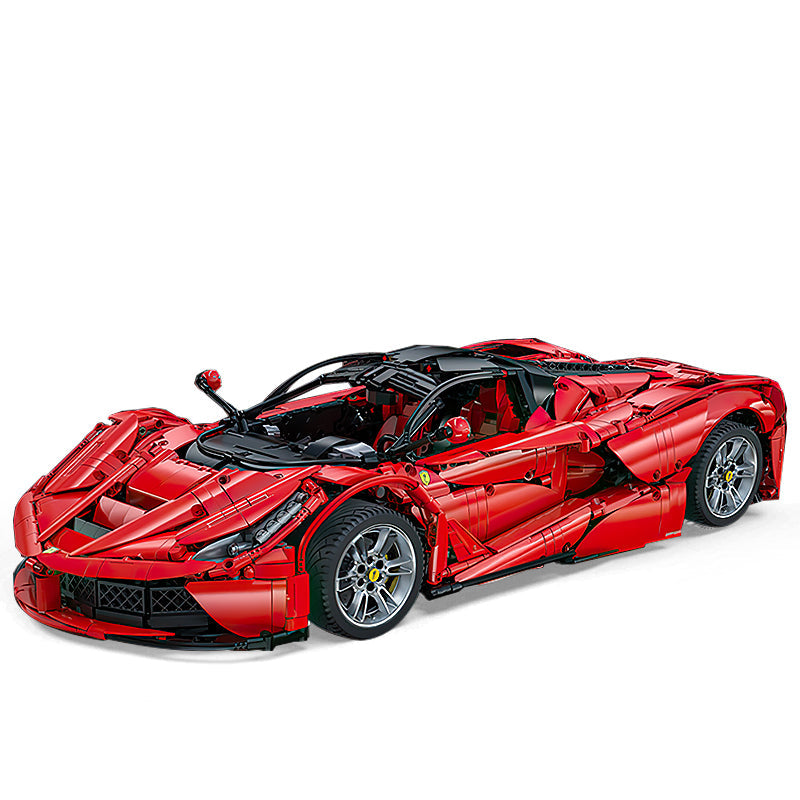 Trilumity LaFerrari C6 Sportcar, Fully Detailed Simulation Building Block Set, 1:8 Scale, Remote Control, 4,739-Piece