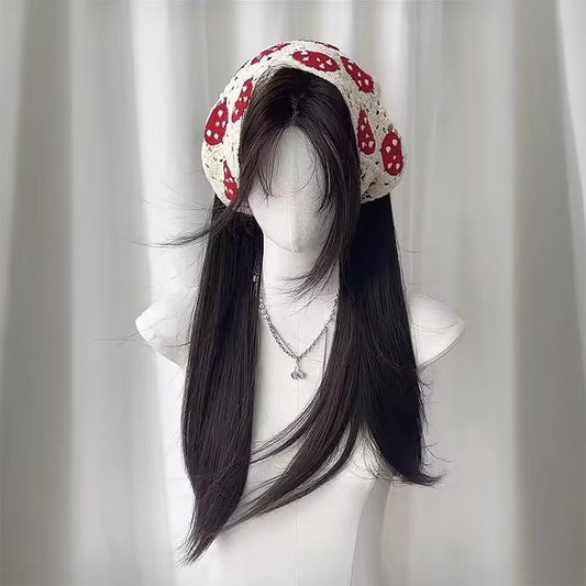 Trilumity Straight Lace Front Wig in Dark Brown, front view