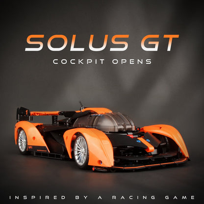 Trilumity Building Block Set: 1:14 British Racing Tech Solus GT Set with Remote Control (817-Piece)