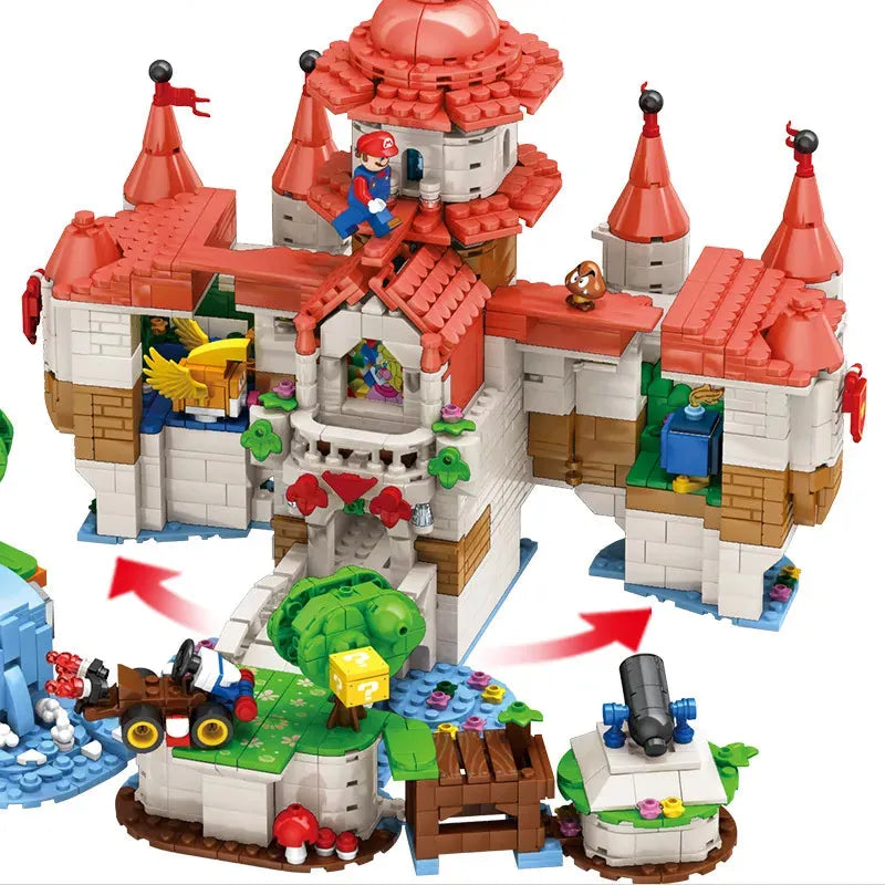 MOC Building Block Set: Movie Creator Expert Super Mario Castle