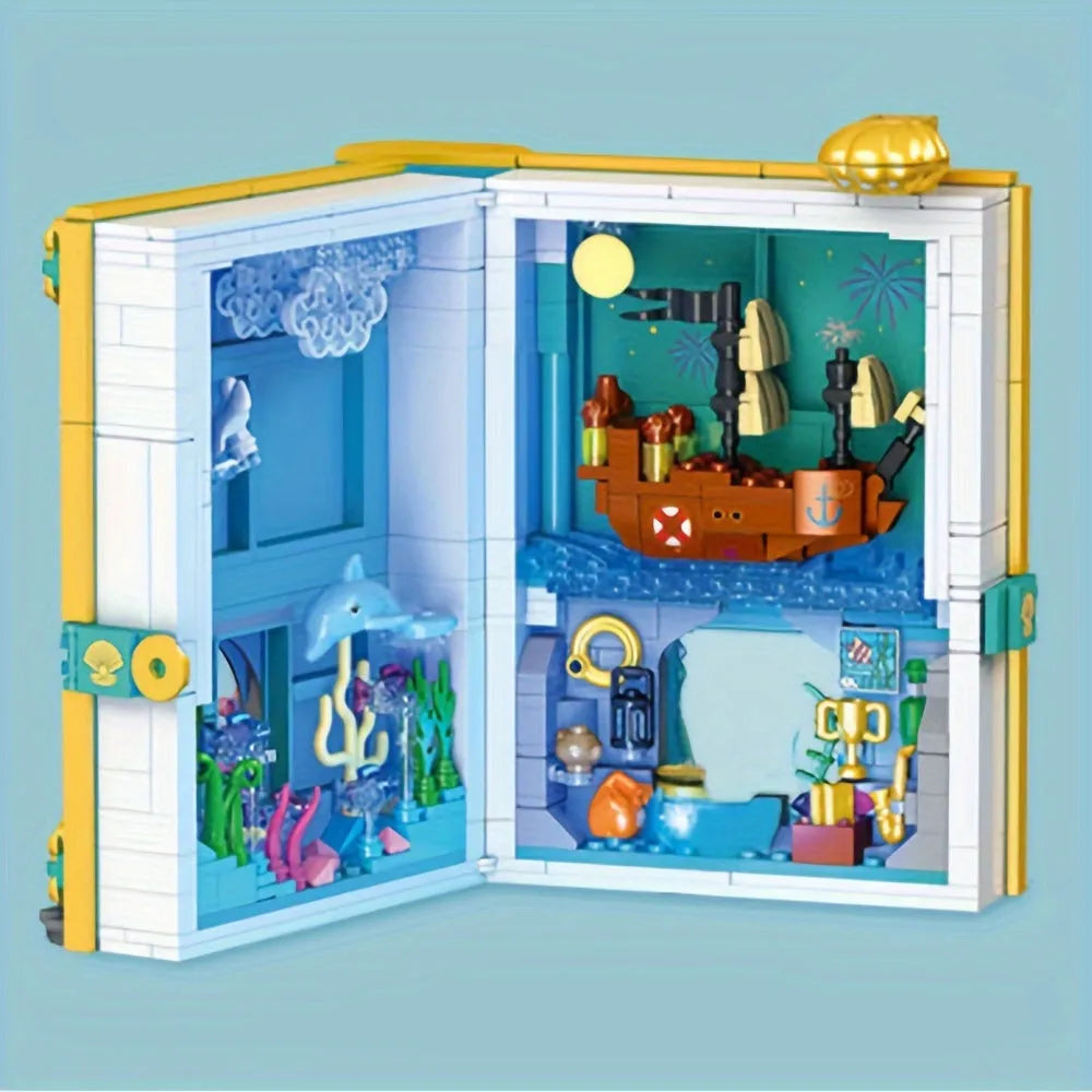 JieStar Building Block Set: Little Match 3D Book, Model JJ9053
