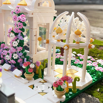 JieStar MOC Building Block Set: Garden Square, Model JJ9043