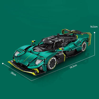 Trilumity Building Block Set: 1: 8 Aston Martin Valkyrie Hypercar (3869-Piece)