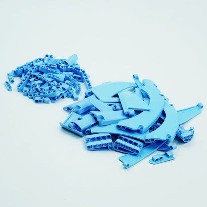 Trilumity Building Block Set: 1: 8 The Ultimate British Hybrid Hypercar | Gulf Blue Custom Edition(3893-Piece)