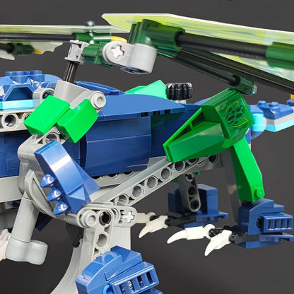 JieStar MOC Building Block Set: Movie MOC Legendary Dragon, Model JJ9017