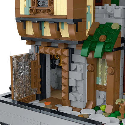 MORK MOC Building Block Set: Medieval Tavern, Model 033033
