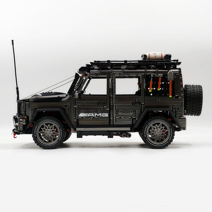Trilumity Motorized Building Block Set: 1: 8 Mercedes Benz G 500, Ultimate Maneuver Control Off-Road | Electroplating Gun Gray Custom