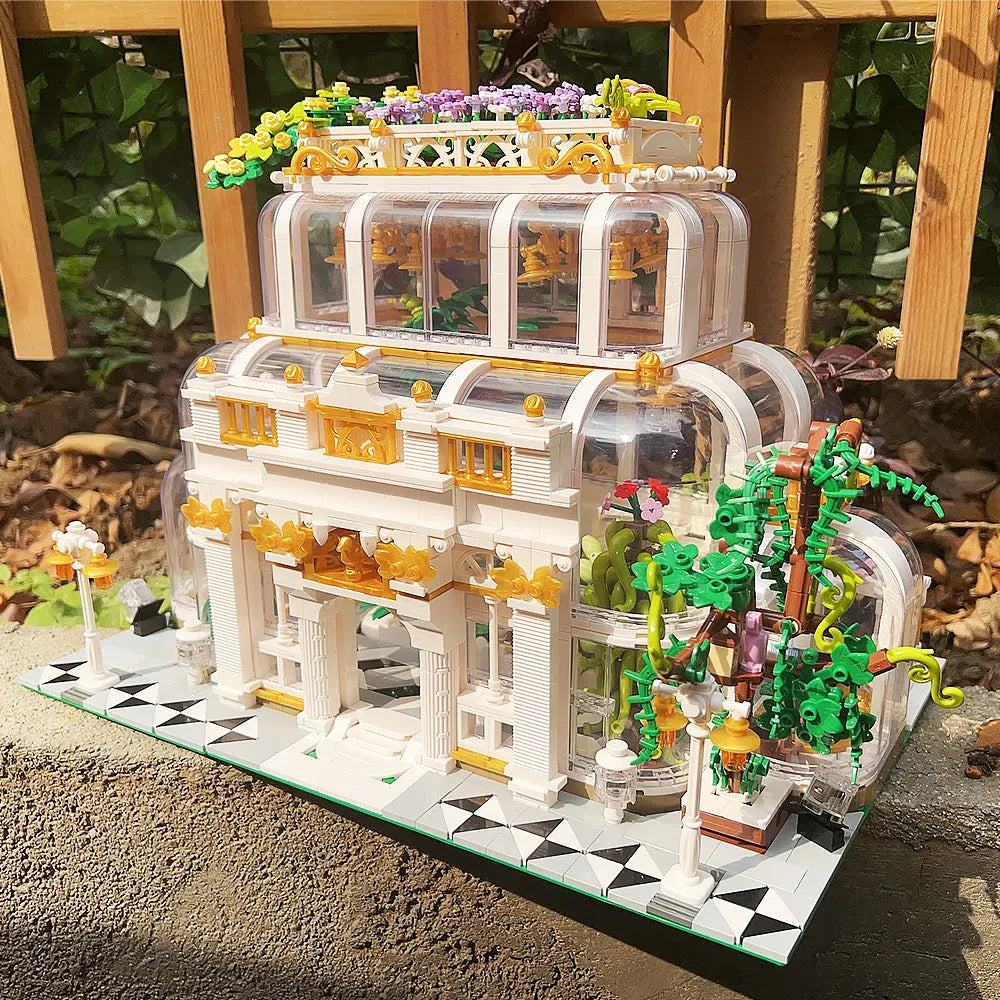 JieStar MOC Building Block Set: Neoclassical Botanical Garden, Model JJ9044