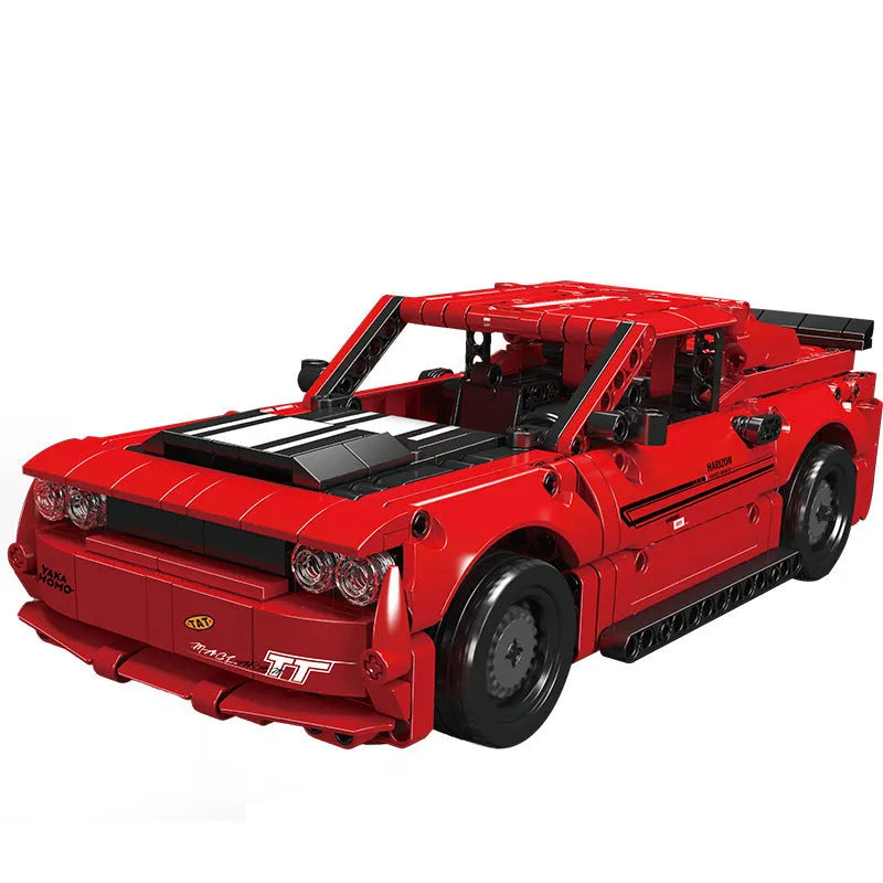 Mould King Building Block Set: Challenger Pull Back Sports Car, Model K15080