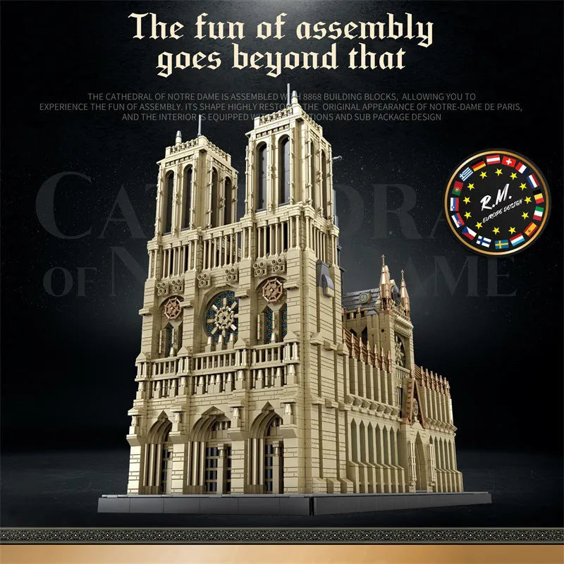 Reobrix Building Block Set: Cathedral Of Notre Dame, Model R66016