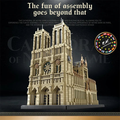 Reobrix Building Block Set: Cathedral Of Notre Dame, Model R66016