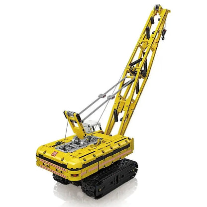 Mould King MOC Building Block Set: Motorized Yellow Crawler Crane, Model 15069