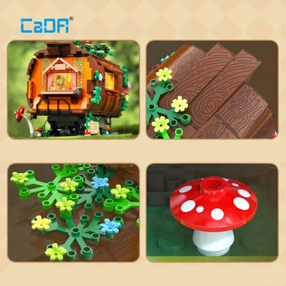Cada MOC Building Block Set: Forest Train, Model C66031