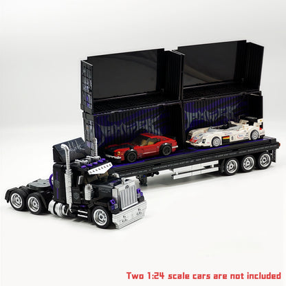 Trilumity Building Block Set: American Retro Gmc Heavy Truck – Spirit of the Open Road (1500+-Piece | 69cm)