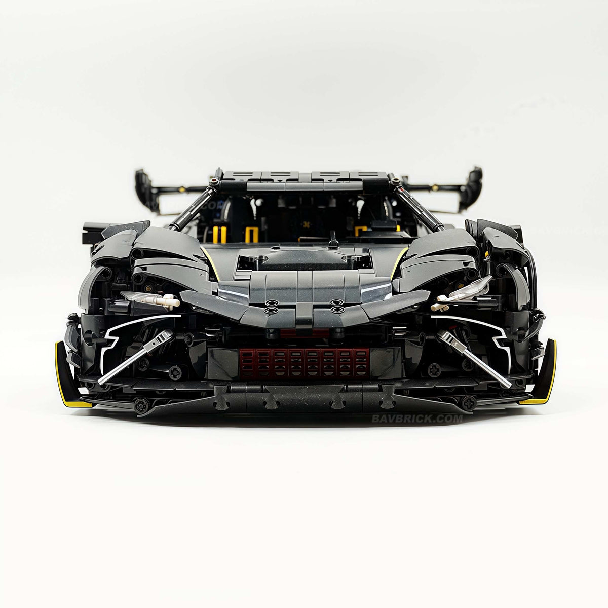 Trilumity Motorized Building Block Set: 1:8 The Ultimate Track-Built Ferrari 296 Supercar (3729-Piece)