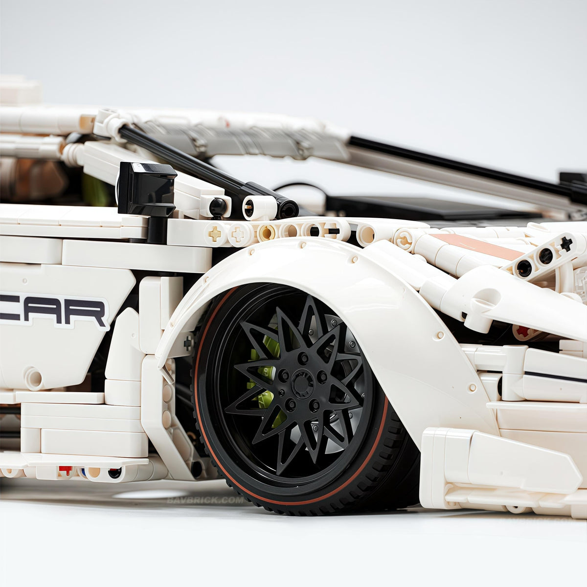 Trilumity Building Block Set: 1:8 Lamborghini Countach Lp5000 Building Set (3970+-Piece)
