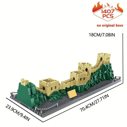 Wange MOC Building Block Set: Great China Wall, Model 6216