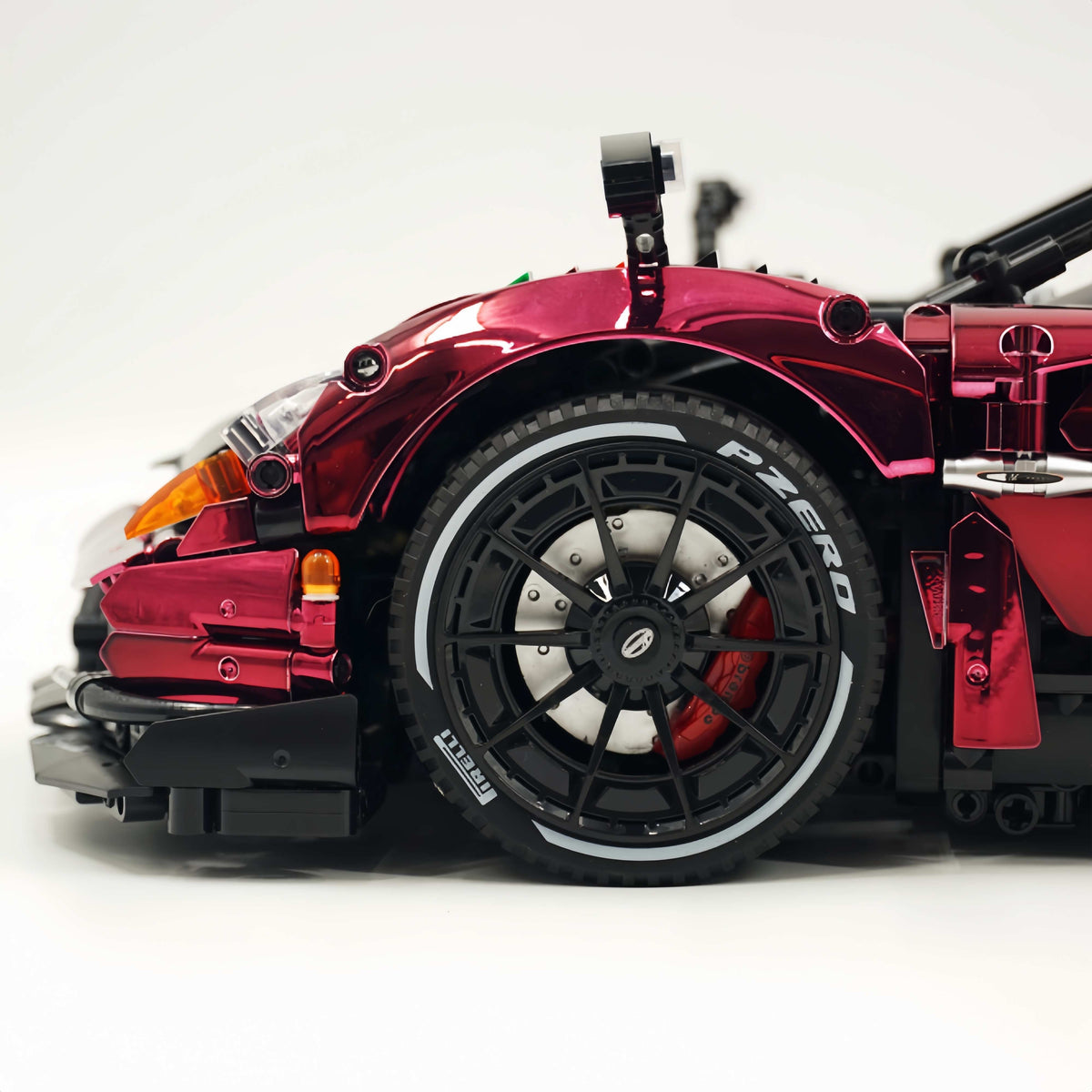 Trilumity Building Block Set: 1: 8 Pagani Huayra Bc Mirror Electroplating Customized Ultimate Edition (4708-Piece)