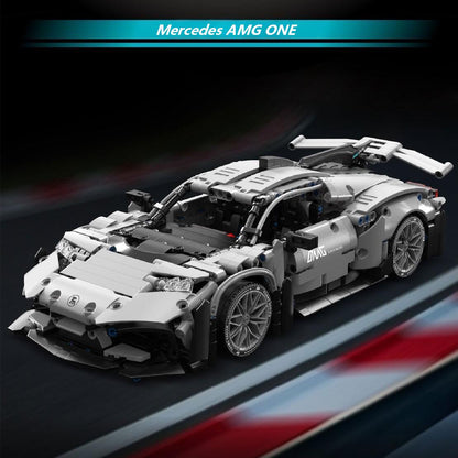 Trilumity Building Block Set: 1:14 Mercedes-Benz AMG One Supercar (1164Piece)