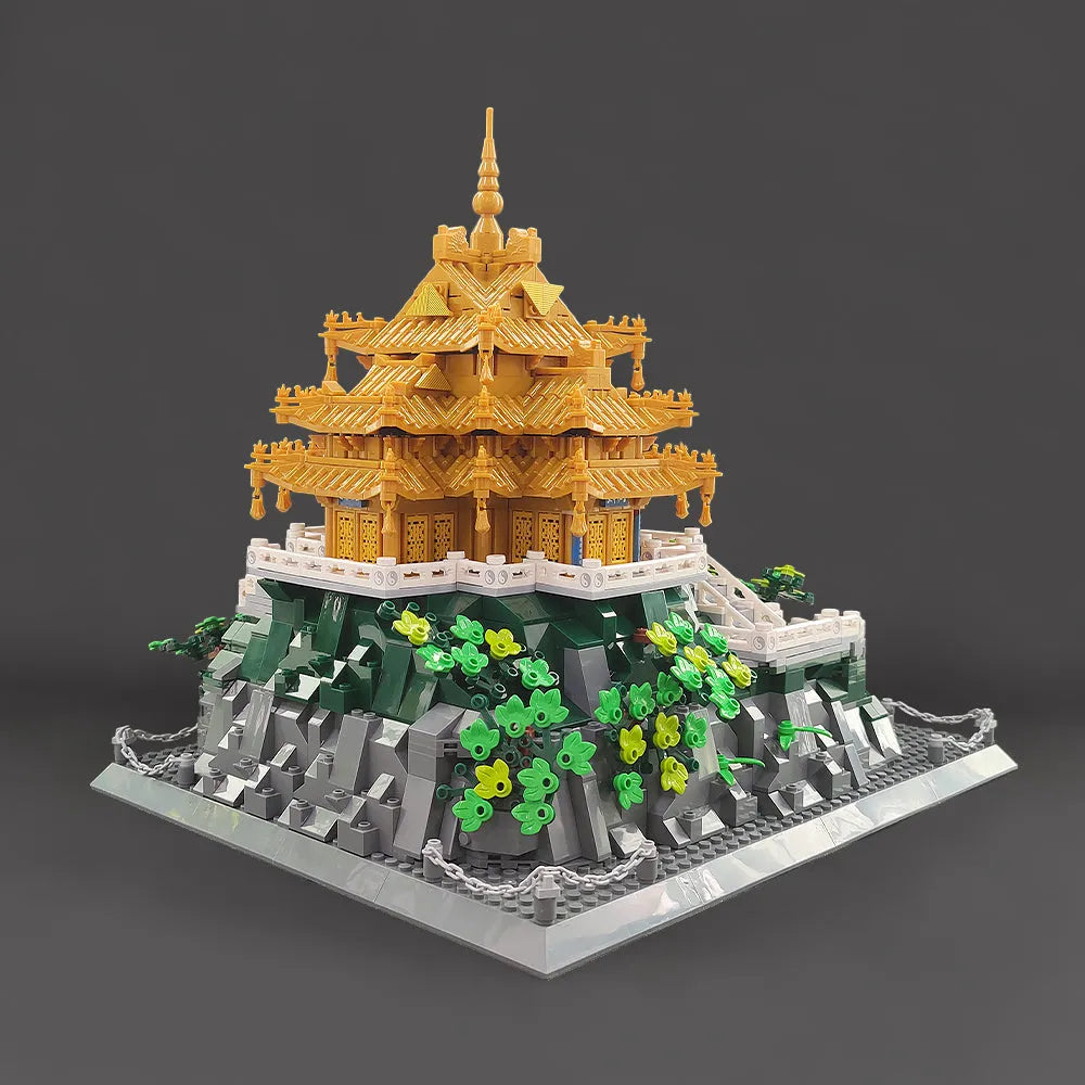 Wange Building Block Set: Famous China LAOJUN Mountain, Model 6234