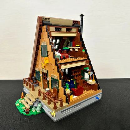 MOC Building Block Set: A Frame Cabin, Model 67001