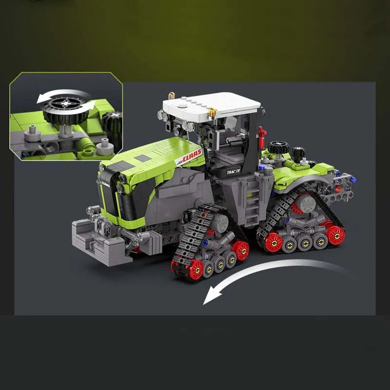Cada MOC Building Block Set: Motorized Xerion 5000 Tractor TS, Model C65012PF