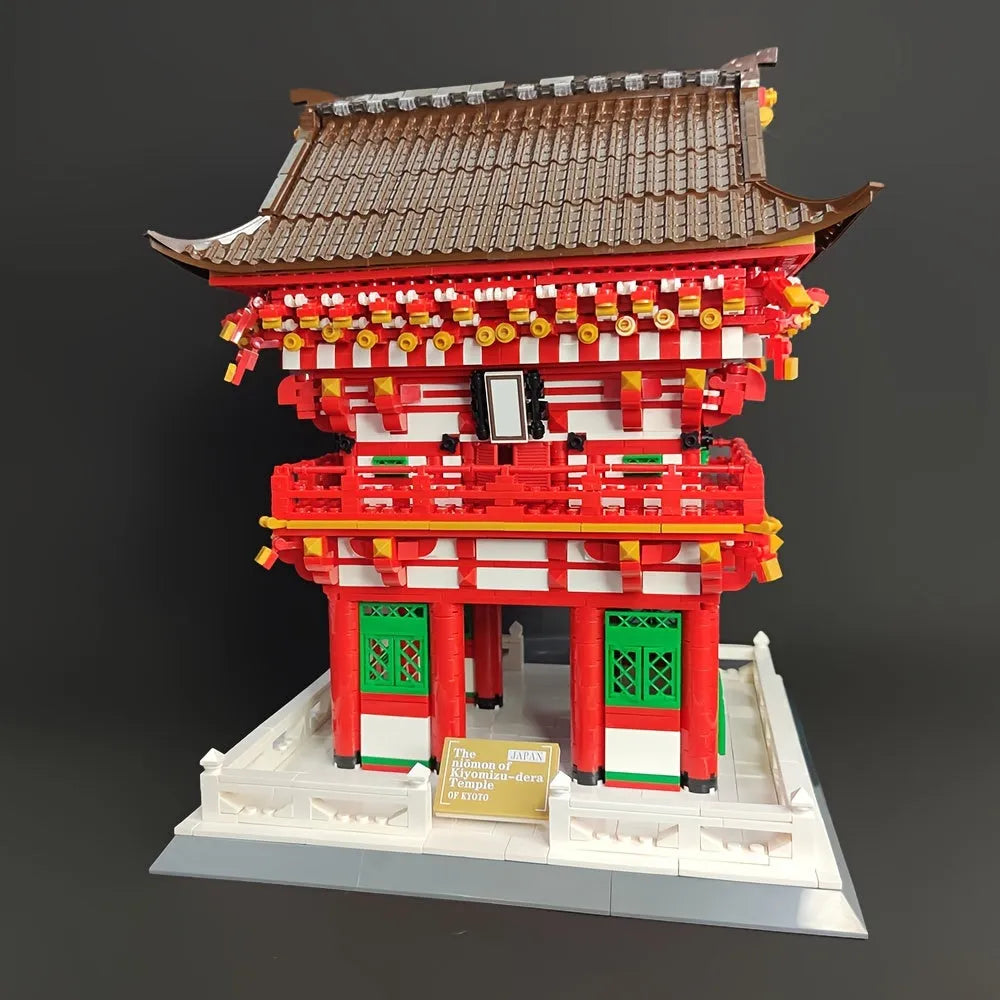 Wange MOC Building Block Set: Japanese City Temple, Model 6212