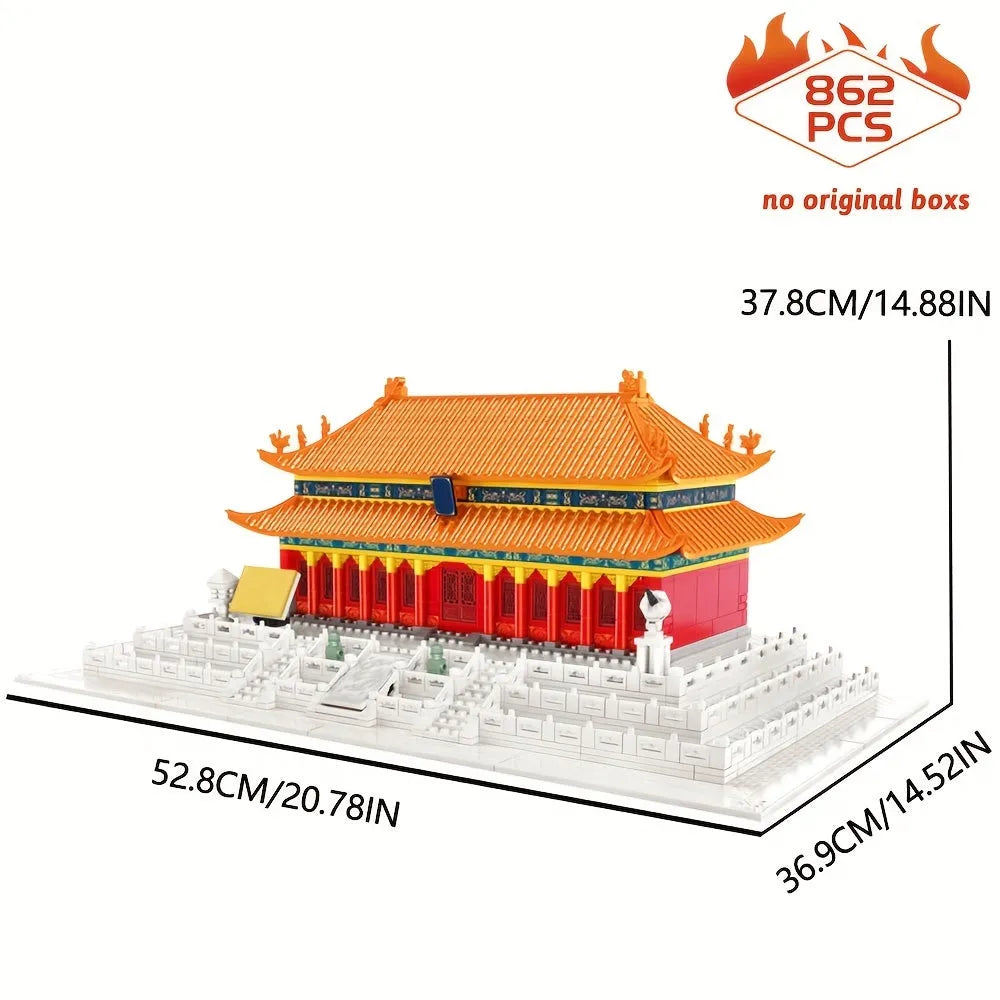 Wange Building Block Set: Palace Of Harmony, Model 6221