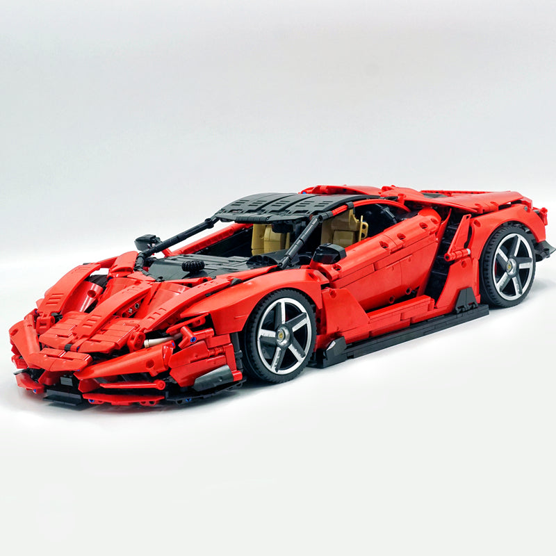 Trilumity Building Block Set: 1:8 Italian Bull Centenary Edition | Red Special Edition (3874-Piece)