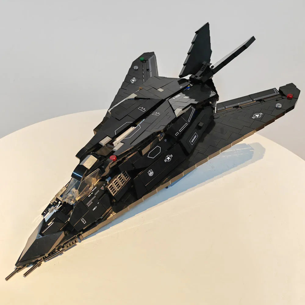 JieStar MOC Building Block Set: Stealth Aircraft F-117A Nighthawk, Model 58058