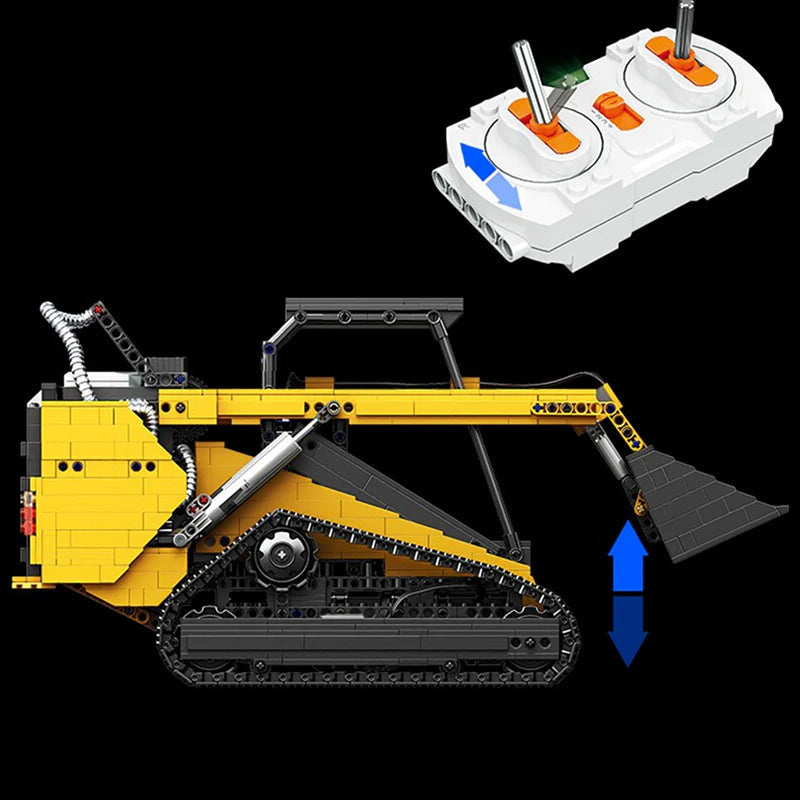 Trilumity Compact Track Loader Building Block Set, Remote Control, 1,800-Piece