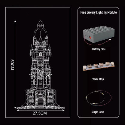 Mould King MOC Building Block Set: Medieval City Central Lighthouse, Model K16055