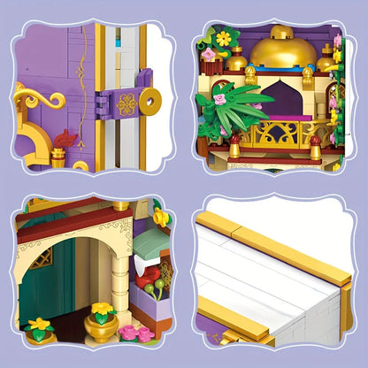 JieStar Building Block Set: Aladdin Magic Lamp 3D Book, Model JJ9054