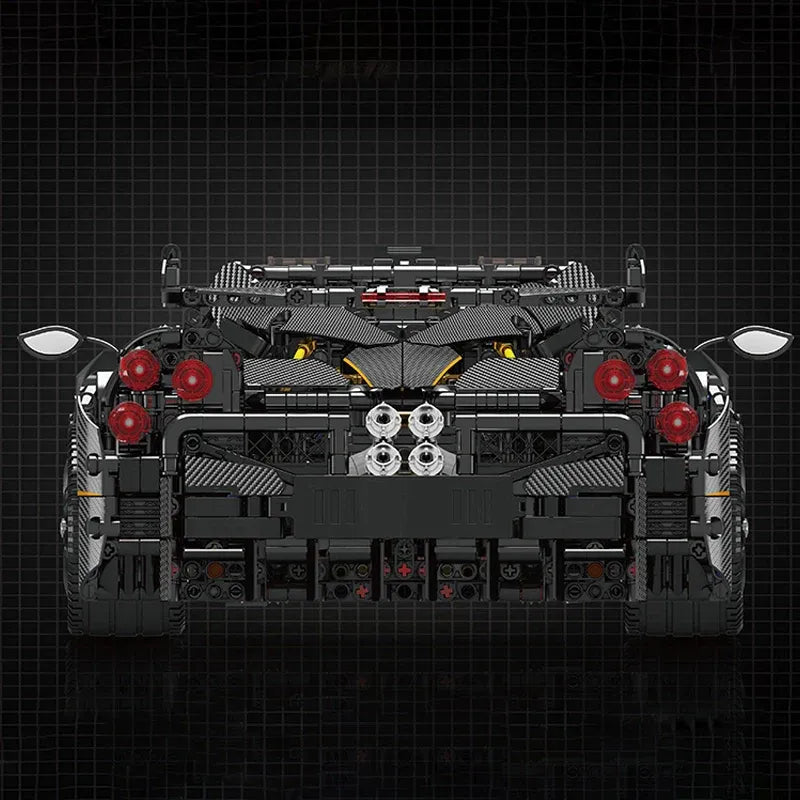 Mould King MOC Motorized Building Block Set: Supercar Pagani Huayra Racing Car, Model 13182